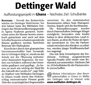 Südkurier Konstanz 04.05.2002