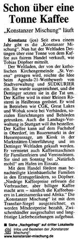 Südkurier 16. Juni 2000