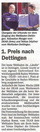 anzeiger Konstanz 08.10.2008
