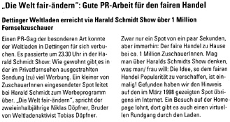 Welt&Handel, Ausgabe 11/98