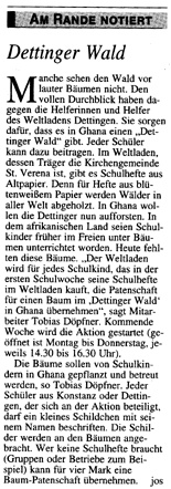 Südkurier 11.09.1999