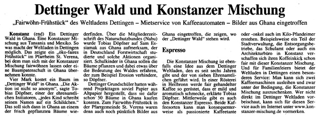 Südkurier 19.10.1999