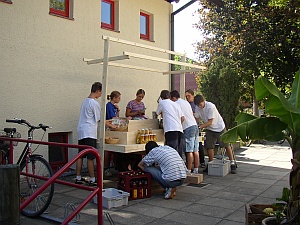 Image Der Wagen wird probeweise bestückt