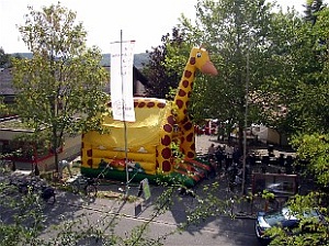 Hüpfburg beim Verenafest