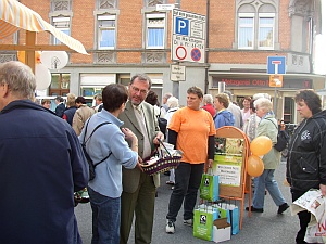 Faire Woche mit Oberbürgermeister Horst Frank