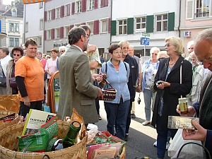 Faire Woche mit Oberbürgermeister Horst Frank
