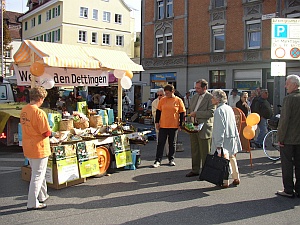 Faire Woche mit Oberbürgermeister Horst Frank