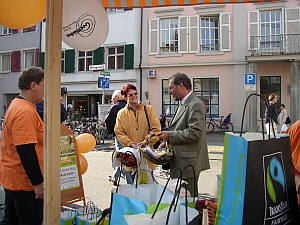 Faire Woche mit Oberbürgermeister Horst Frank