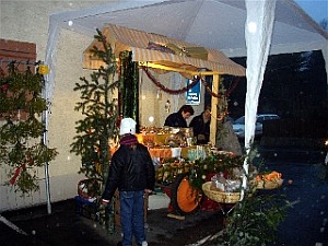 Unser Stand beim Dettinger Adventstreff