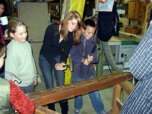 Faires Frühstück in der Holzbau-Werkstatt