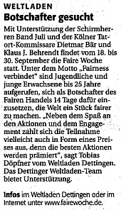 Südkurier Konstanz 25.07.06