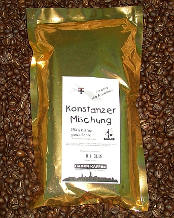 Konstanzer Mischung mit erstem Etikett