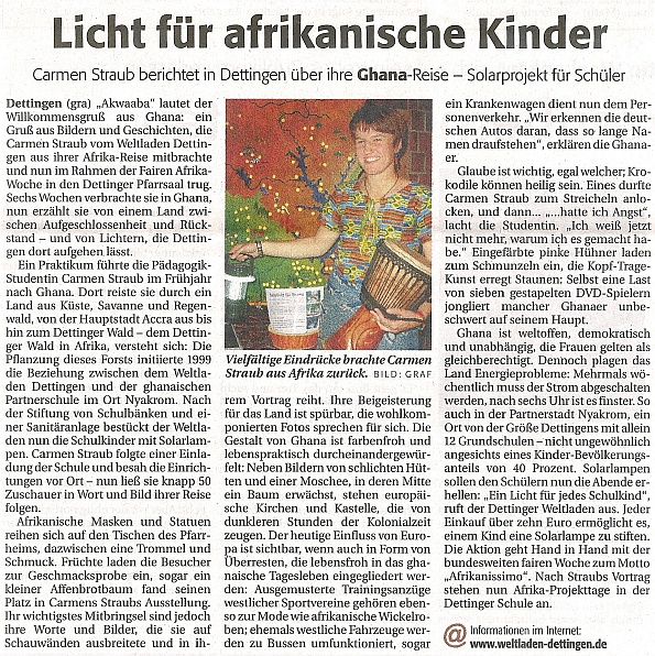 Südkurier Konstanz 22.09.2007