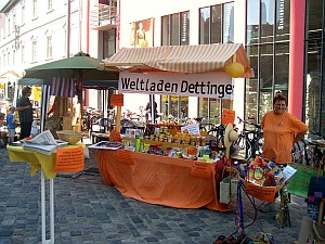 Image Weltladen-Stand beim Umweltfest auf dem Münsterplatz