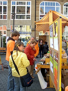 Image Aktion Coffee to stop auf der Marktstätte