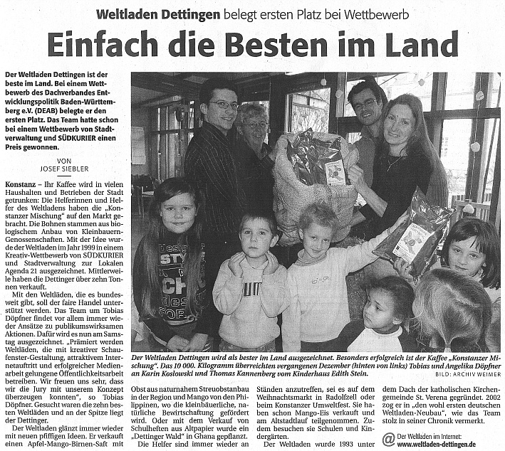 Südkurier Konstanz, 25.09.2008 Südkurier Konstanz, 25.09.2008