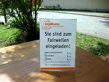 Image Preisschild auf dem Fairweiler