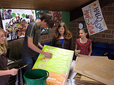 Image Plakataktion Wahlkampf für den Fairen Handel