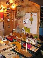 Weltladenstand auf dem Konstanzer Weihnachtsmarkt