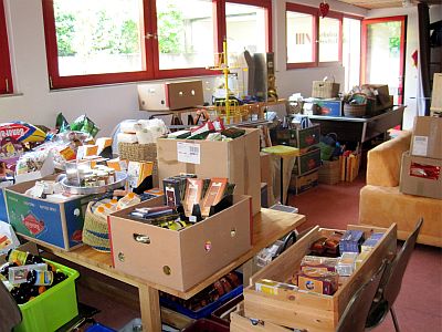 Ladenbestand ausgelagert