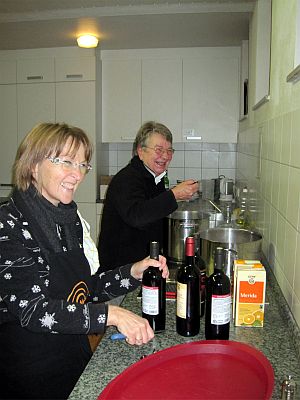 Glühweinkochen