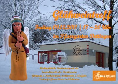 Einladungsplakat Glühweintreff