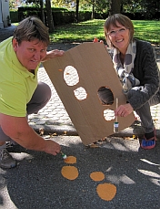 Fußspuren-Aktion