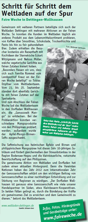 Welt&Handel Ausgabe 10/2012 20.10.2012