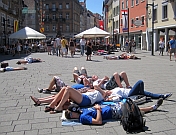 Flashmob auf der Marktstätte