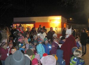 Nikolaus beim Glühweintreff