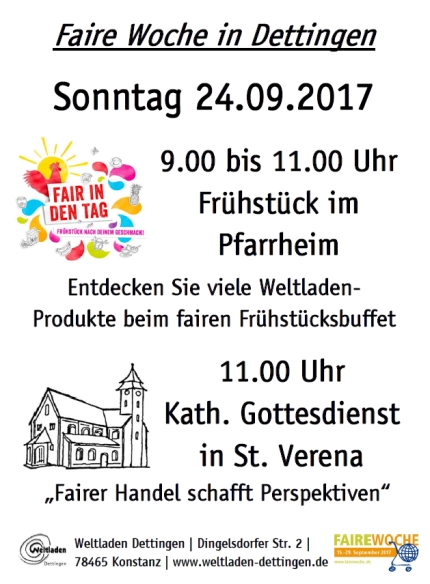 Einladung Faires Frühstück